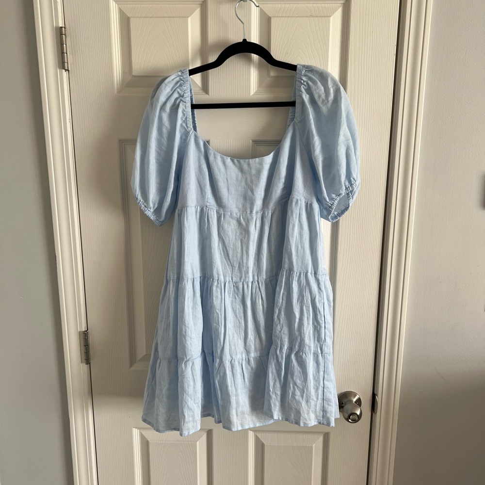 Light Blue Mini Dress